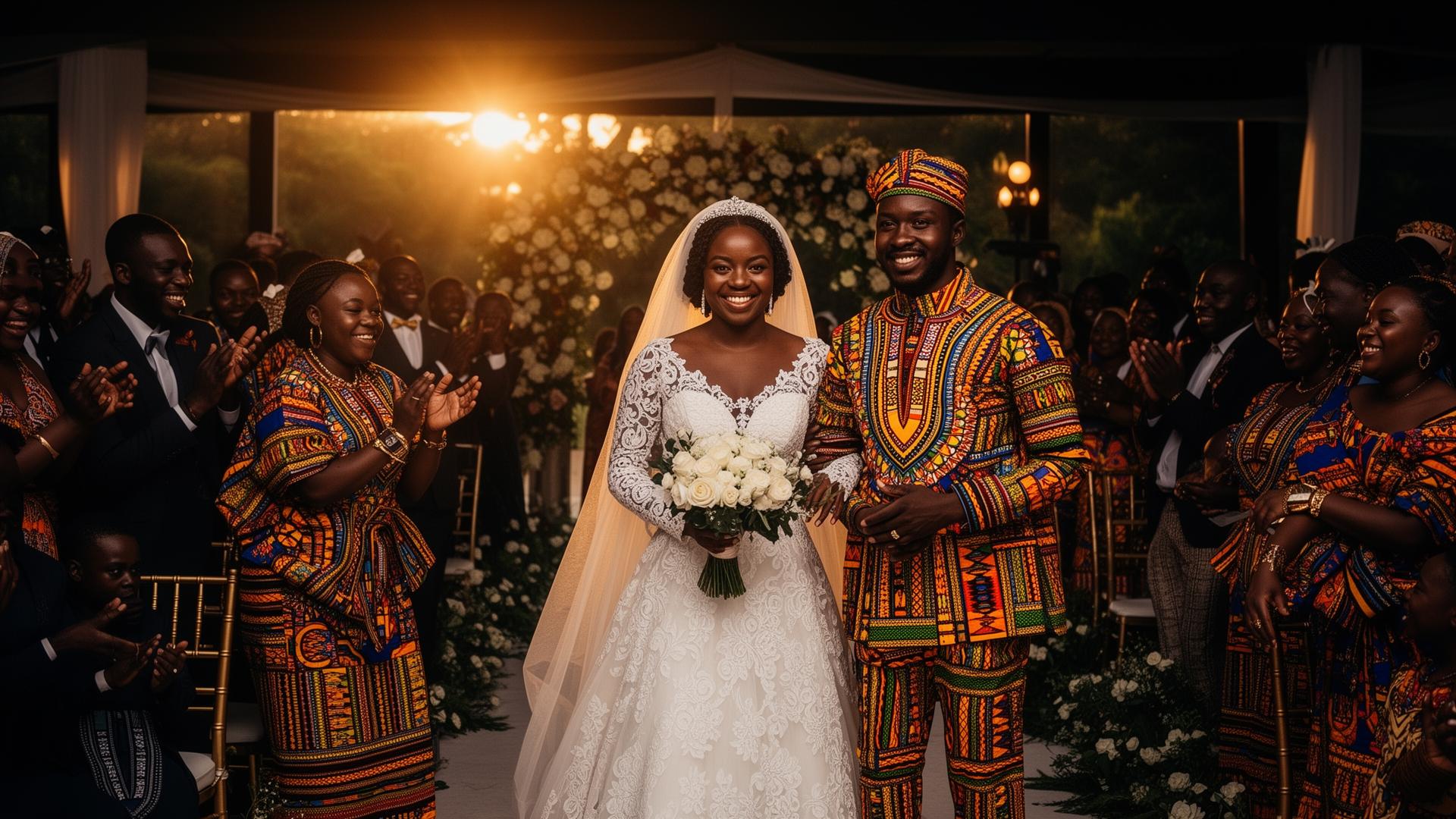 Traditional wedding processional